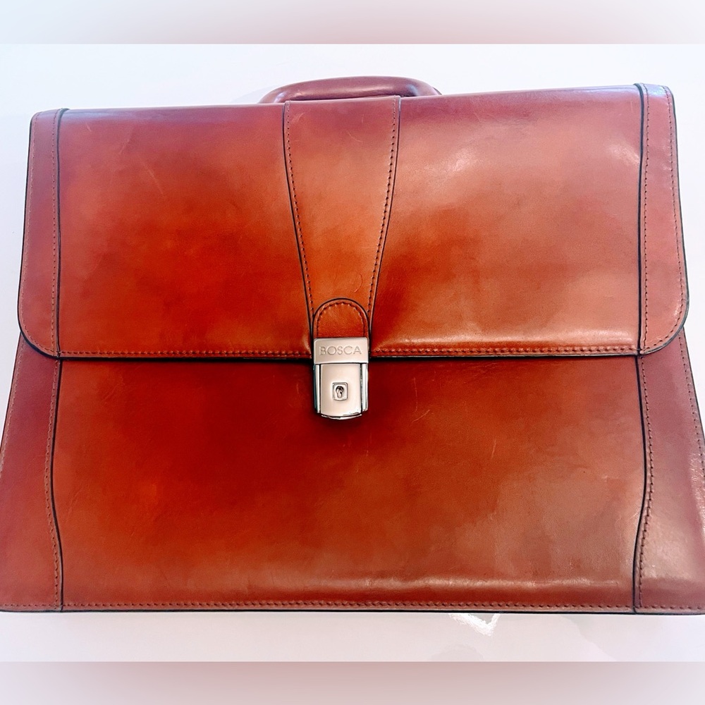 Bosca Double Gusset Briefcase